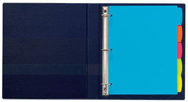 Avery Big Tab Write & Erase Durable Plastic Dividers for 3 Ring Binders, 5-Tab Set, Bright Multicolor, 1 Set (16129)